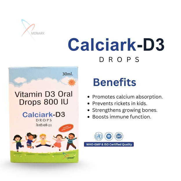 Vitamin D3-800 IU Drops With Monocarton