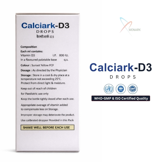 D3 Vitamine Drops - Brand Name: Calciark-d3