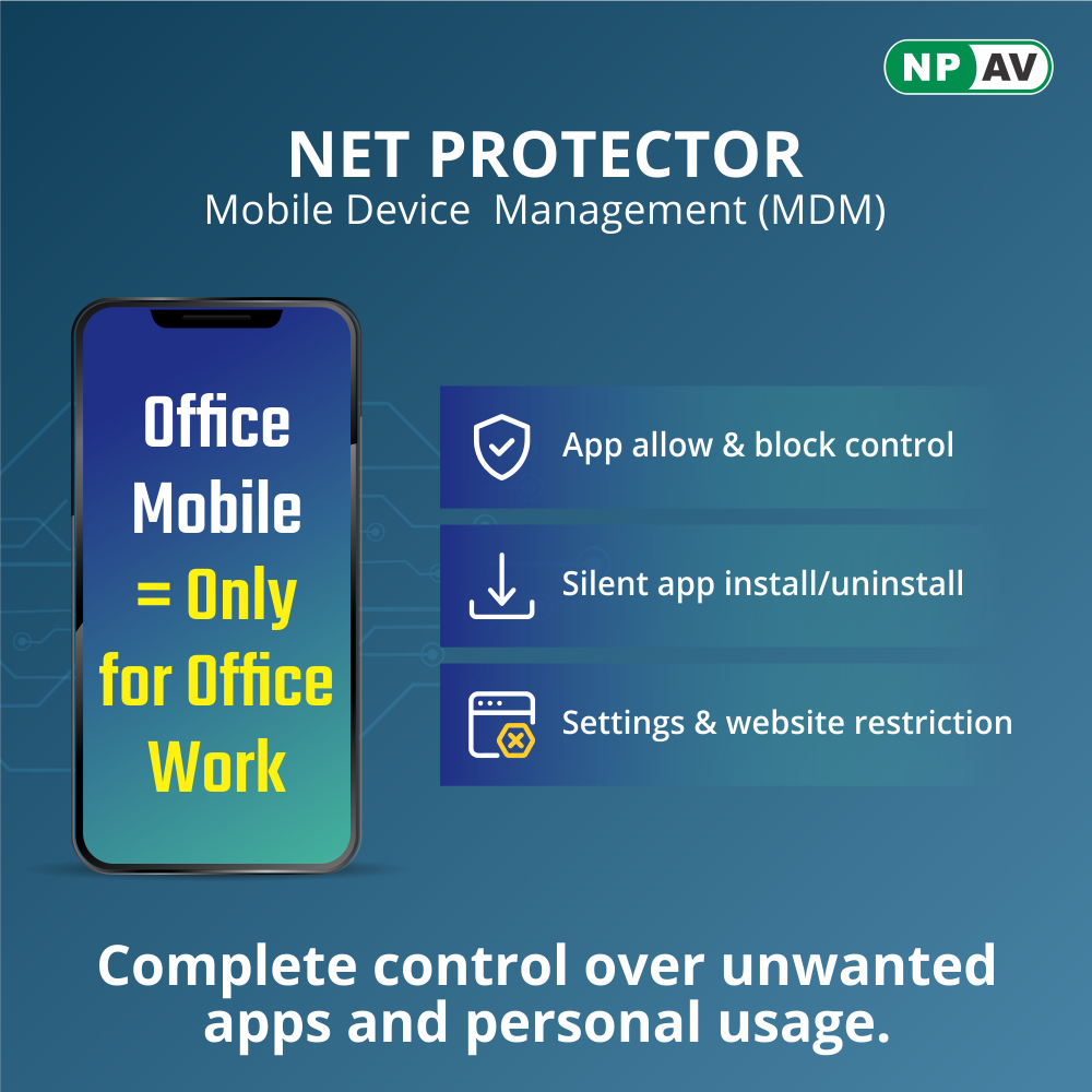 Net Protector Mobile Device Management 1 User 1 year
