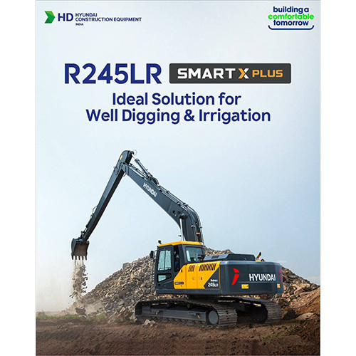 R245Lr Smart X Plus Hydraulic Construction Excavator - Arm Length: 6.2 M Meter (M)