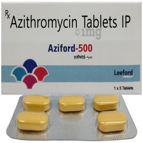 Aziford 500 mg Tablet, Azithromycin Antibiotic Medicine