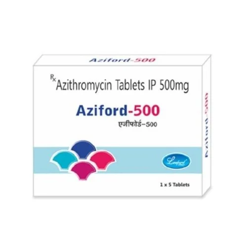 Aziford 500 mg Tablet, Azithromycin Antibiotic Medicine