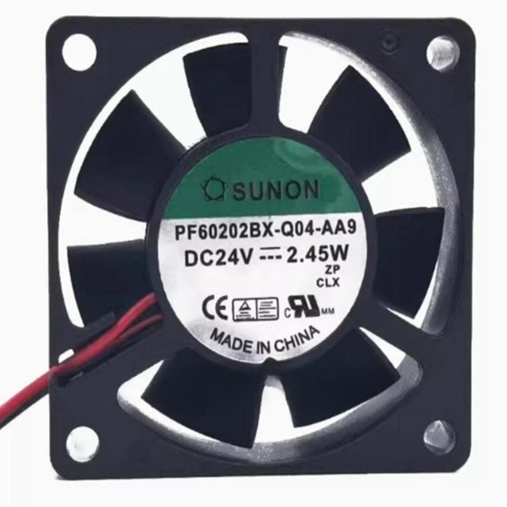 SUNON PF6020BX-Q04U-AA9 24V DC 2.45W 6020mm Ball Bearing Industrial Axial Cooling Fan