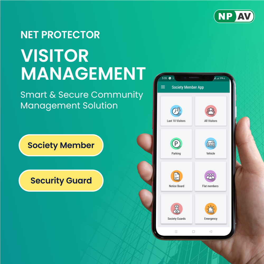 Net Protector Visitor Management 1 User 1 Year - Application: Android