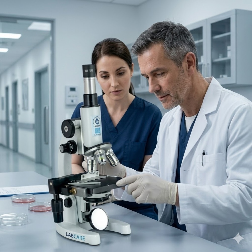 BM-5 Senior Laboratory Microscope, Magnification: 600x