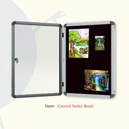 Covered Notice Board