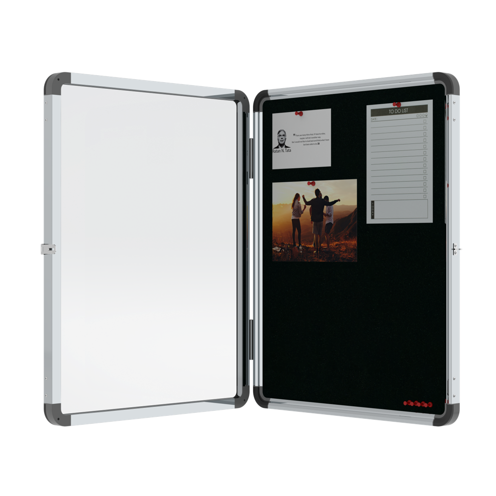 Covered Notice Board - Assembly: Pre-Assembled Or Easy Wall Fix Installation