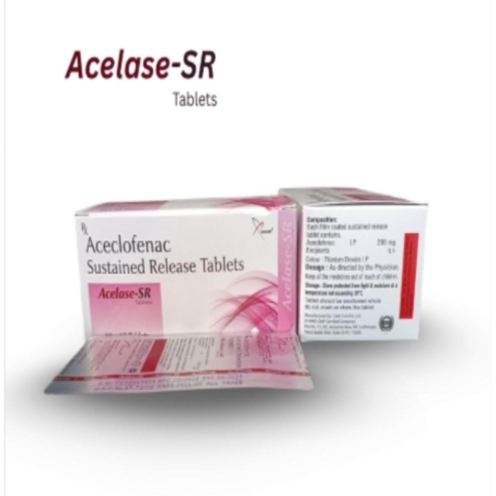 Aceclofenac 200mg  Sustained  Release Tablet