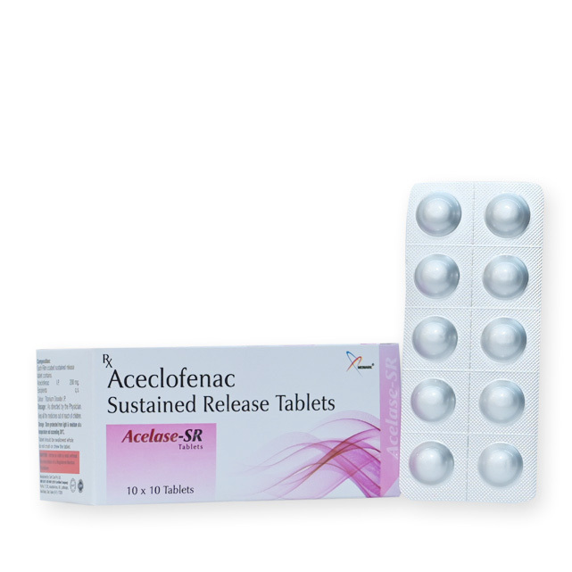 Aceclofenac 200mg  Sustained  Release Tablet