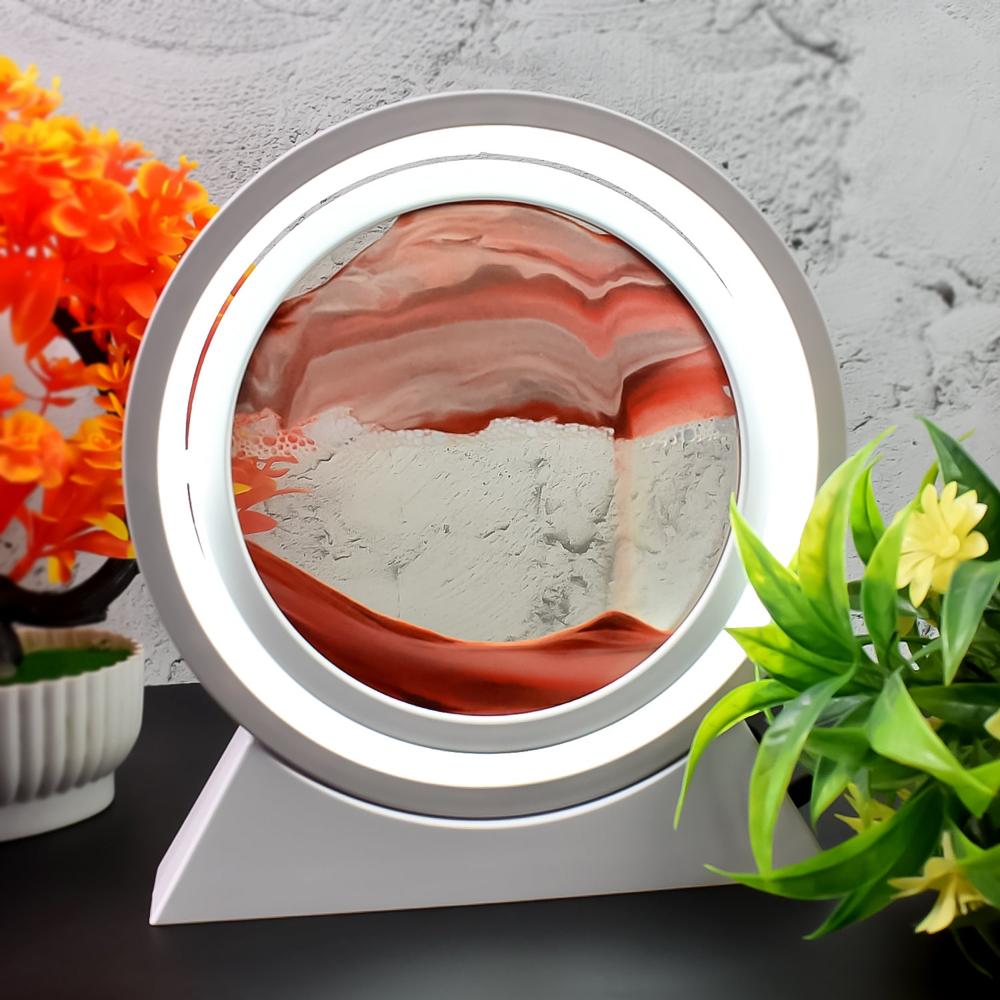 3D Liquid Motion Display With Led Light (1 Pc) - Color: Mix