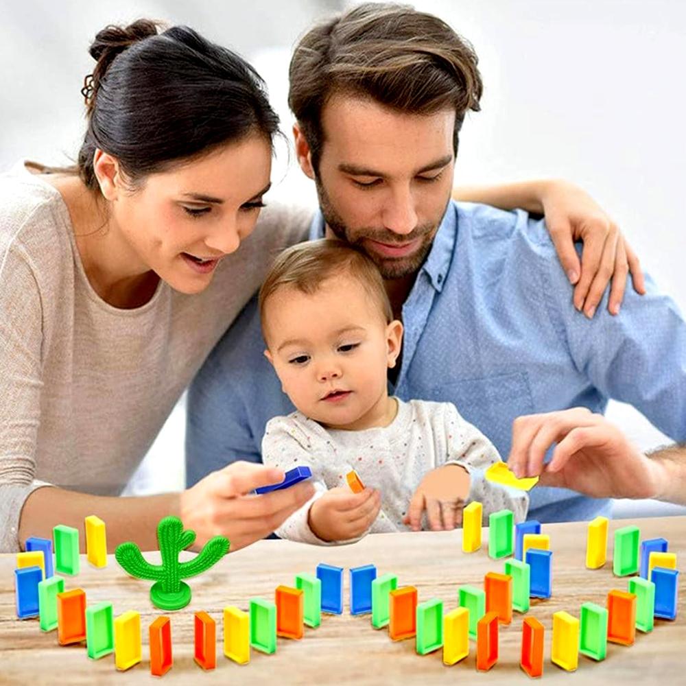 Transparent Funny Train Engine Block Set 60-Piece Music & Lights