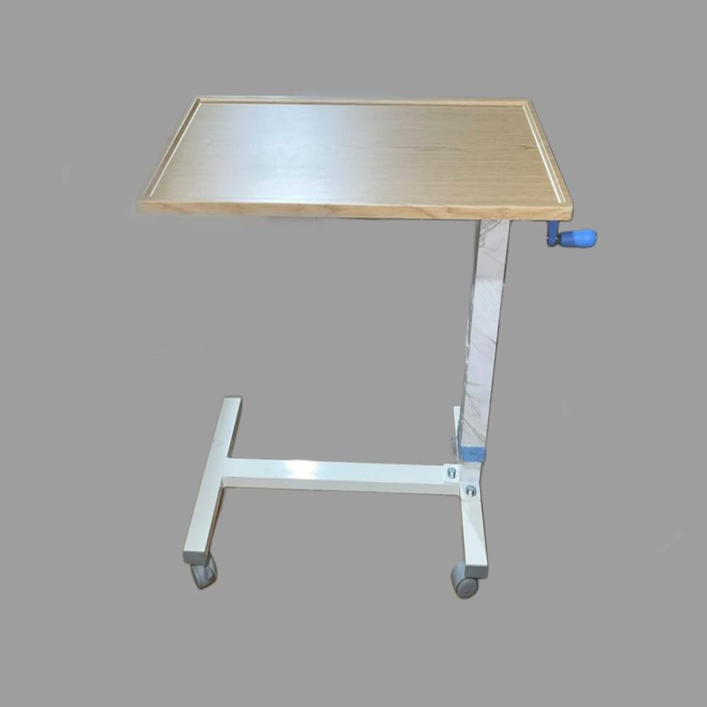 Over Bed Table Adjustable By Gear Handle