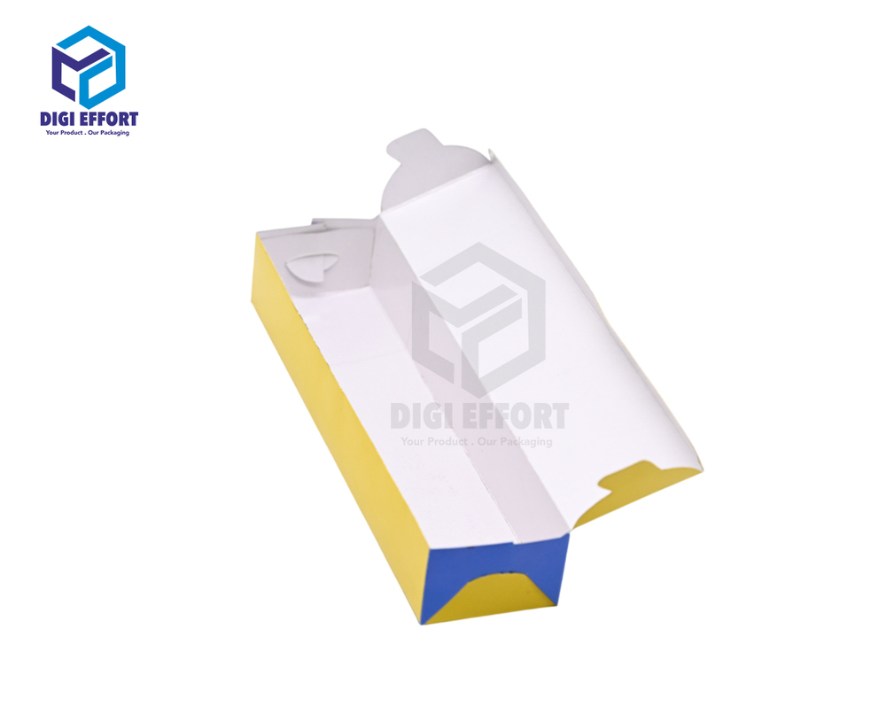 Kathi Roll Packaging Box - Color: Yellow
