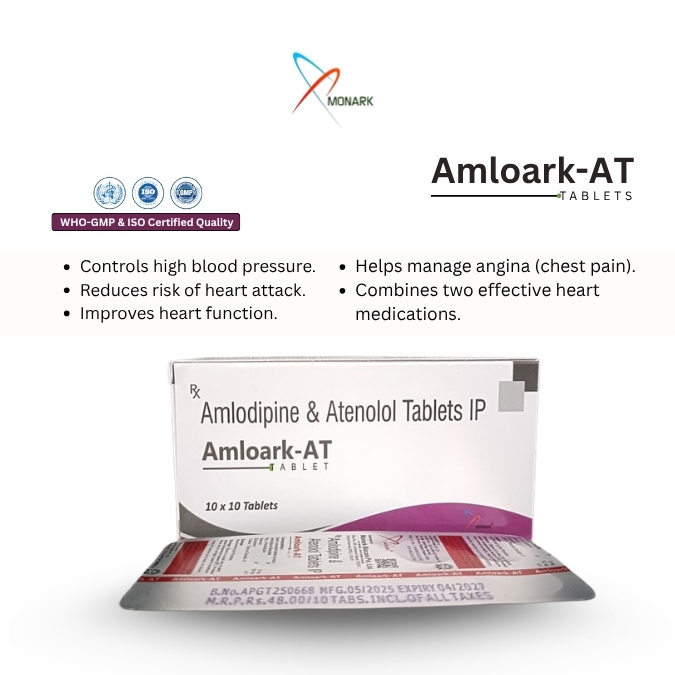Amlodipine And Atenolol Tablets Ip - Brand Name: Amloark-at