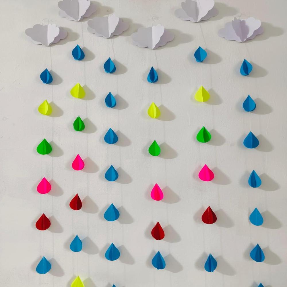 3D Rainy Season Paper Decoration
