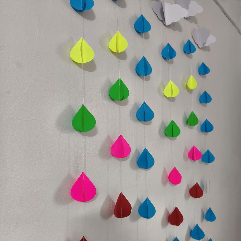 3D Rainy Season Paper Decoration