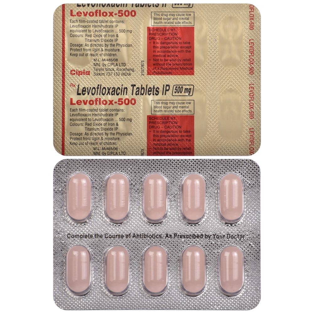 Levoflox 500, Levofloxacin Tablets Ip