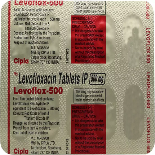 Levoflox 500, Levofloxacin Tablets Ip
