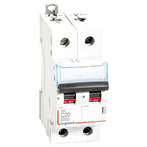Legrand DX3 Double Pole DP 20A MCB