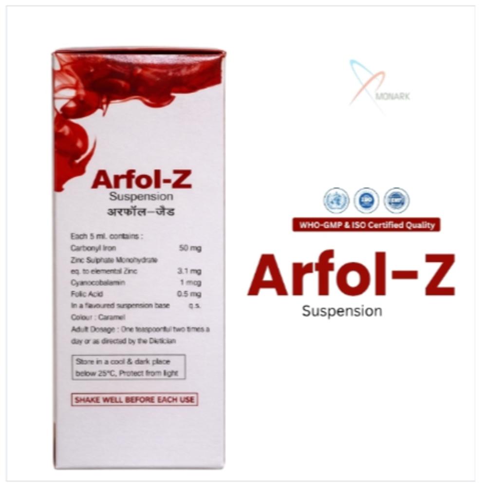 Carbonyl Iron 25mg + Zinc Sulphate 11mg + Vitamin B12 6mcg + Folic Acid 500mcg Syrup With Monocarton (DRUG)