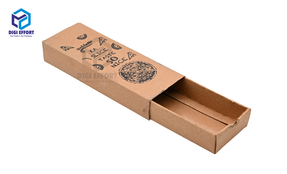 Pocket Pizza Packaging Box - Material: Kraft Paper