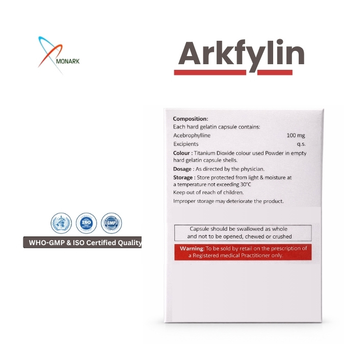 Acebrophylline Capsules - Brand Name: Arkfylin