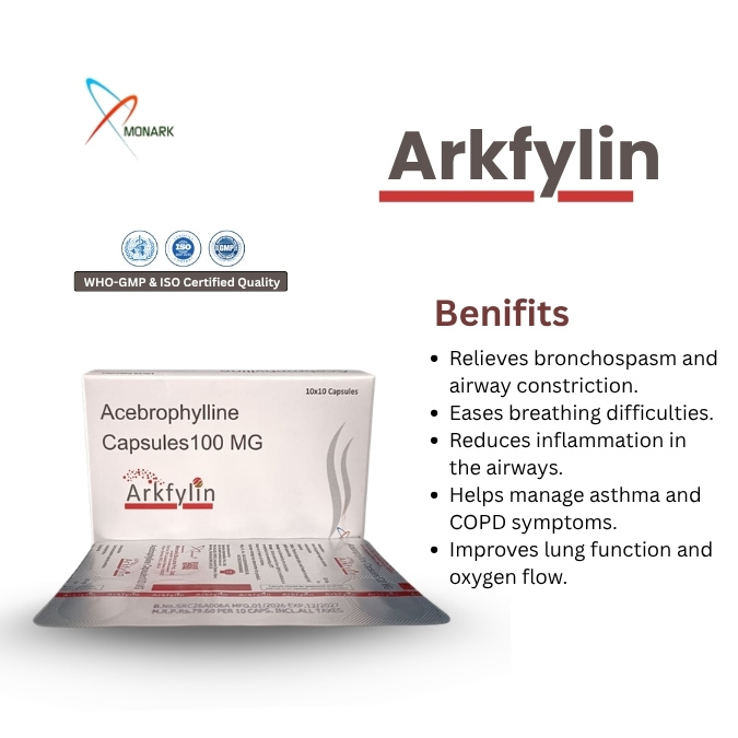 Acebrophylline Capsules - Brand Name: Arkfylin