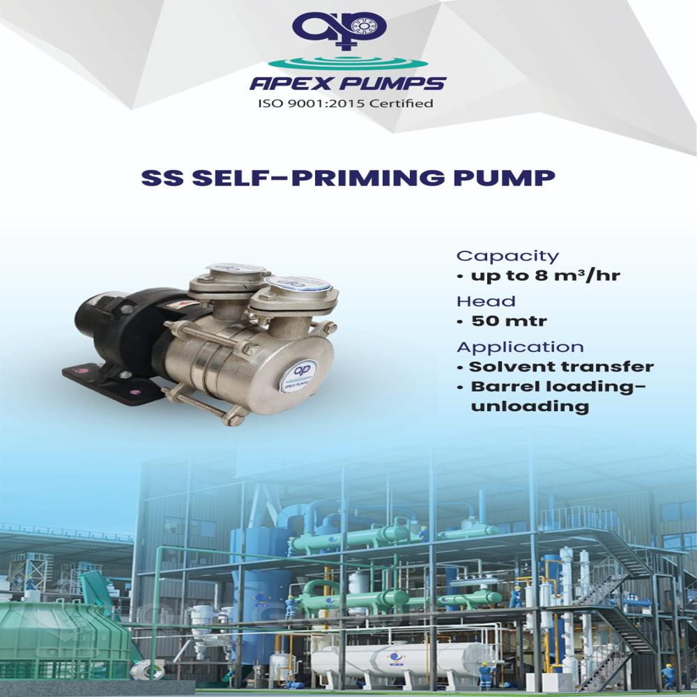 Self Priming Ss Pump