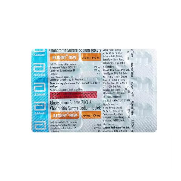 Rejoint New Tablet, Glucosamine & Diacerein  Osteoarthritis Treatment Medicine