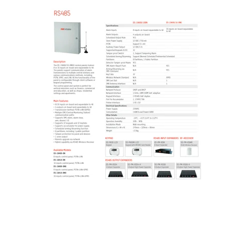 Hikvision Intrusion Wired Alarm
