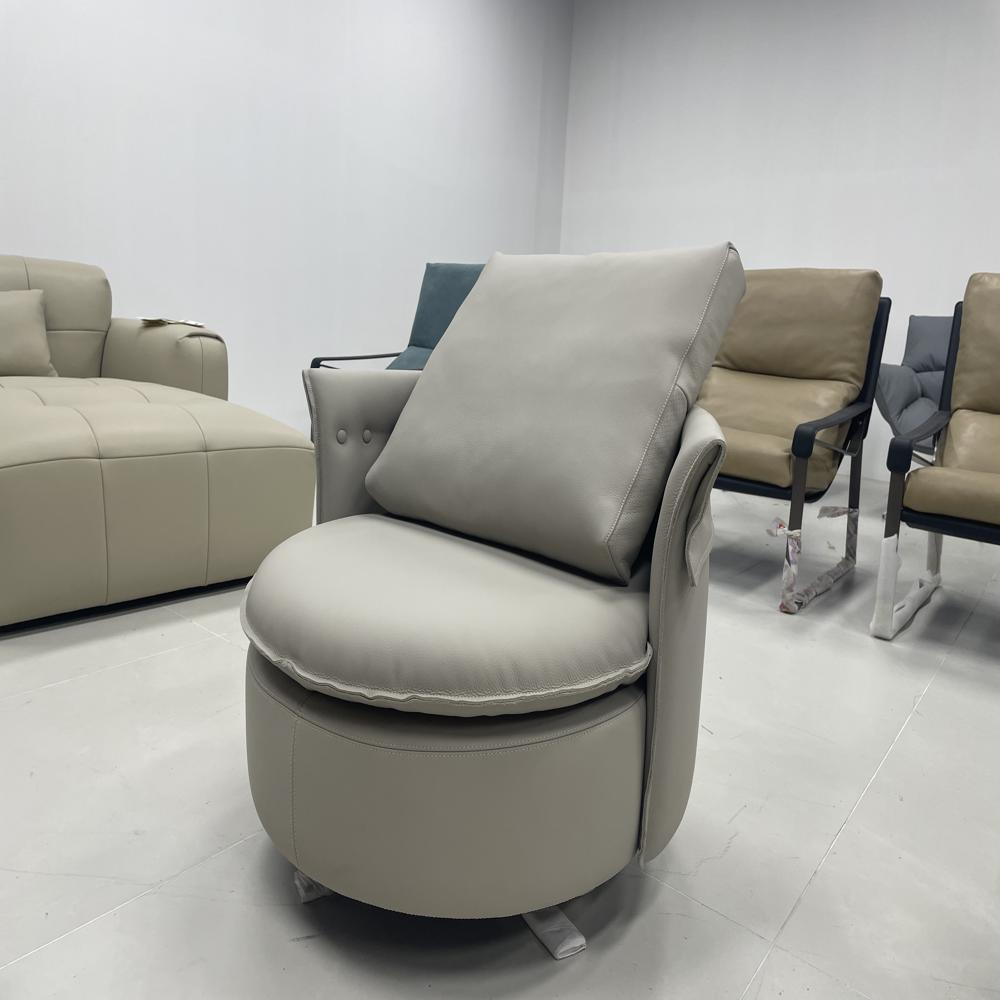 Luxury Leather Swivel Chair