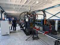 Substation Structure Manufacturing Automatic Cnc Angle Steel Punching Machine For Lattice Tower - Feature: High Precision