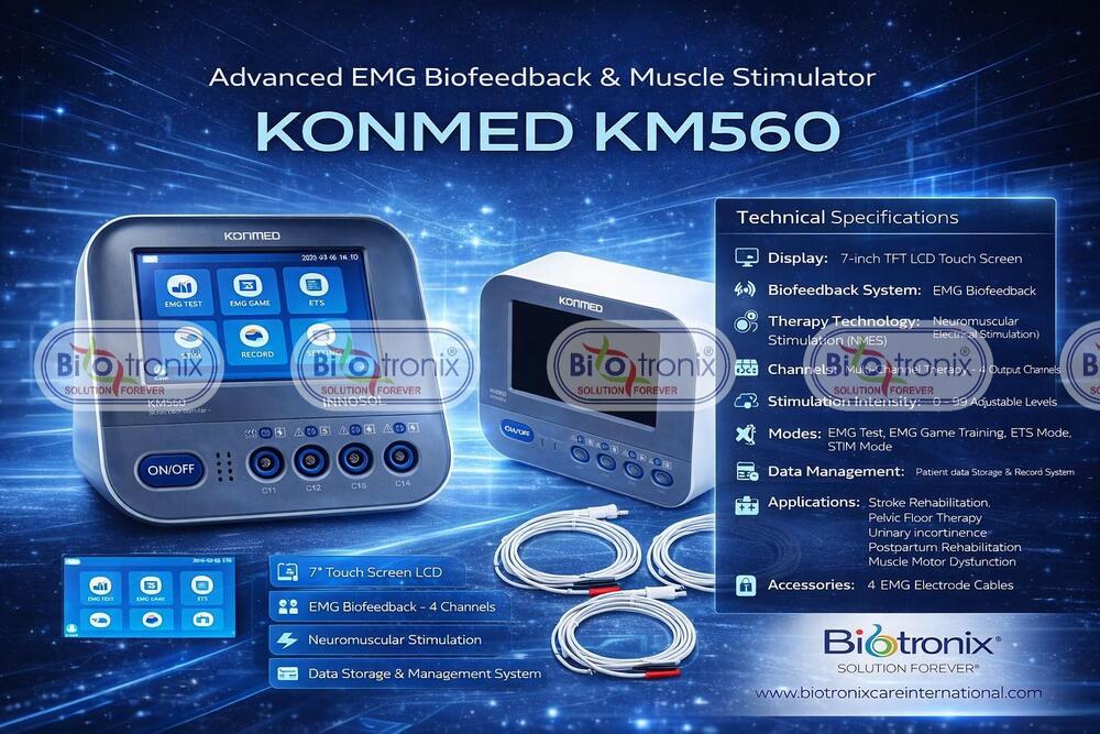 Konmed KM-560 Biofeedback Machine with EMG Therapy Programs