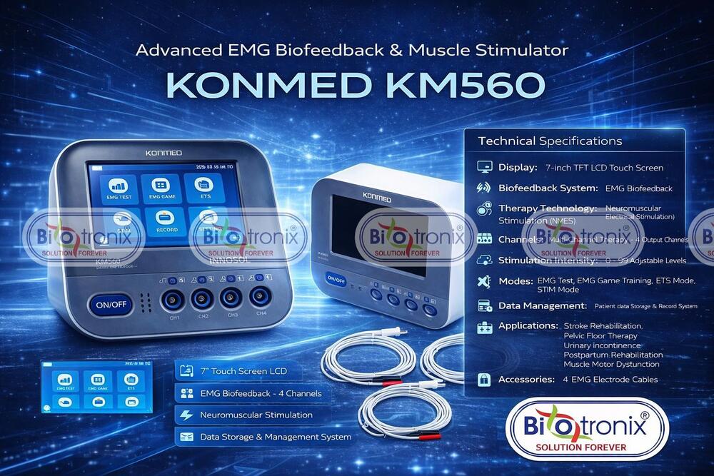 Konmed KM-560 Biofeedback Machine with EMG Therapy Programs