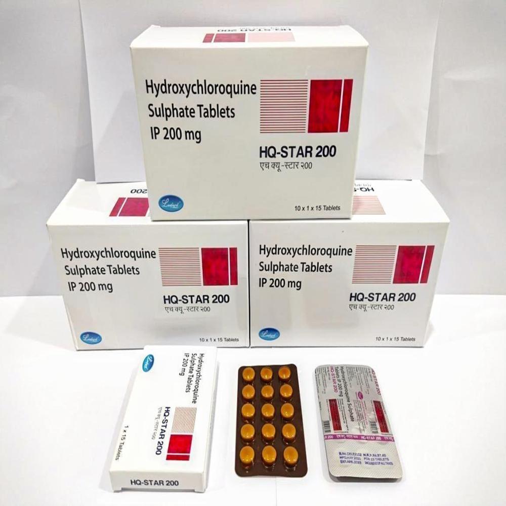 HQ Star 200 Tablet, Hydroxychloroquine Anti-Malaria Medicine