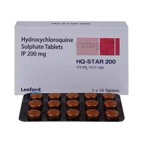 HQ Star 200 Tablet, Hydroxychloroquine Anti-Malaria Medicine