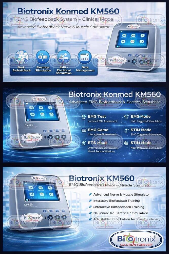 Konmed KM-560 Clinical Biofeedback Device with Muscle Training