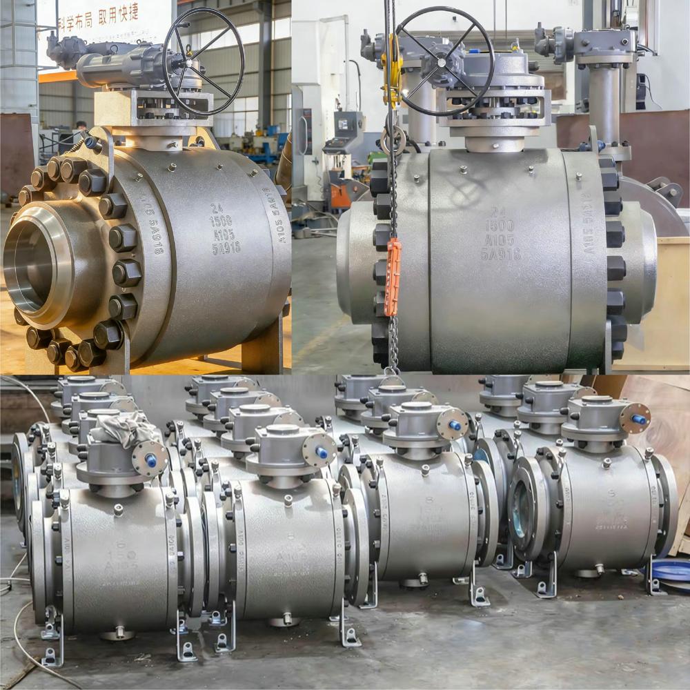 CF3 Stainless Steel RF Flange Electric Actuated Ball Valve American Standard