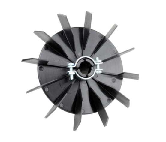 8 Blade PVC Blue Motor Cooling Fan