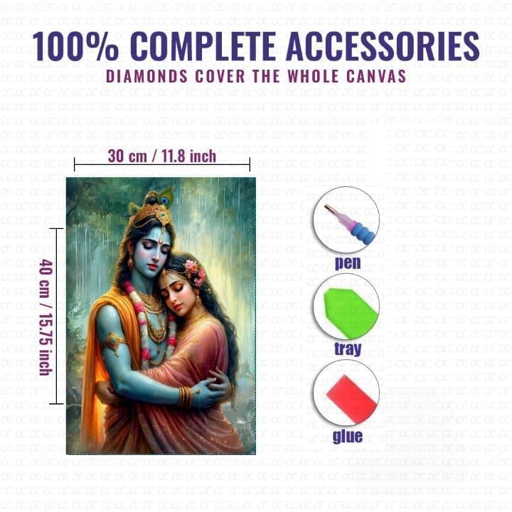 5d diamond painting Radha Krishna