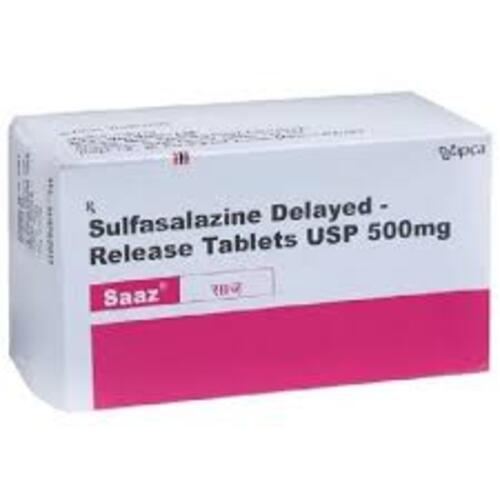 Saaz Sulfasalazine Tablets 500 Mg , Manufacturer: Ipca Laboratories Ltd, Prescription