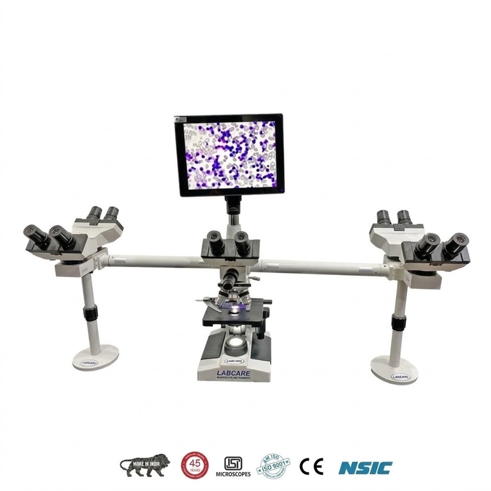 Penta Head Microscope