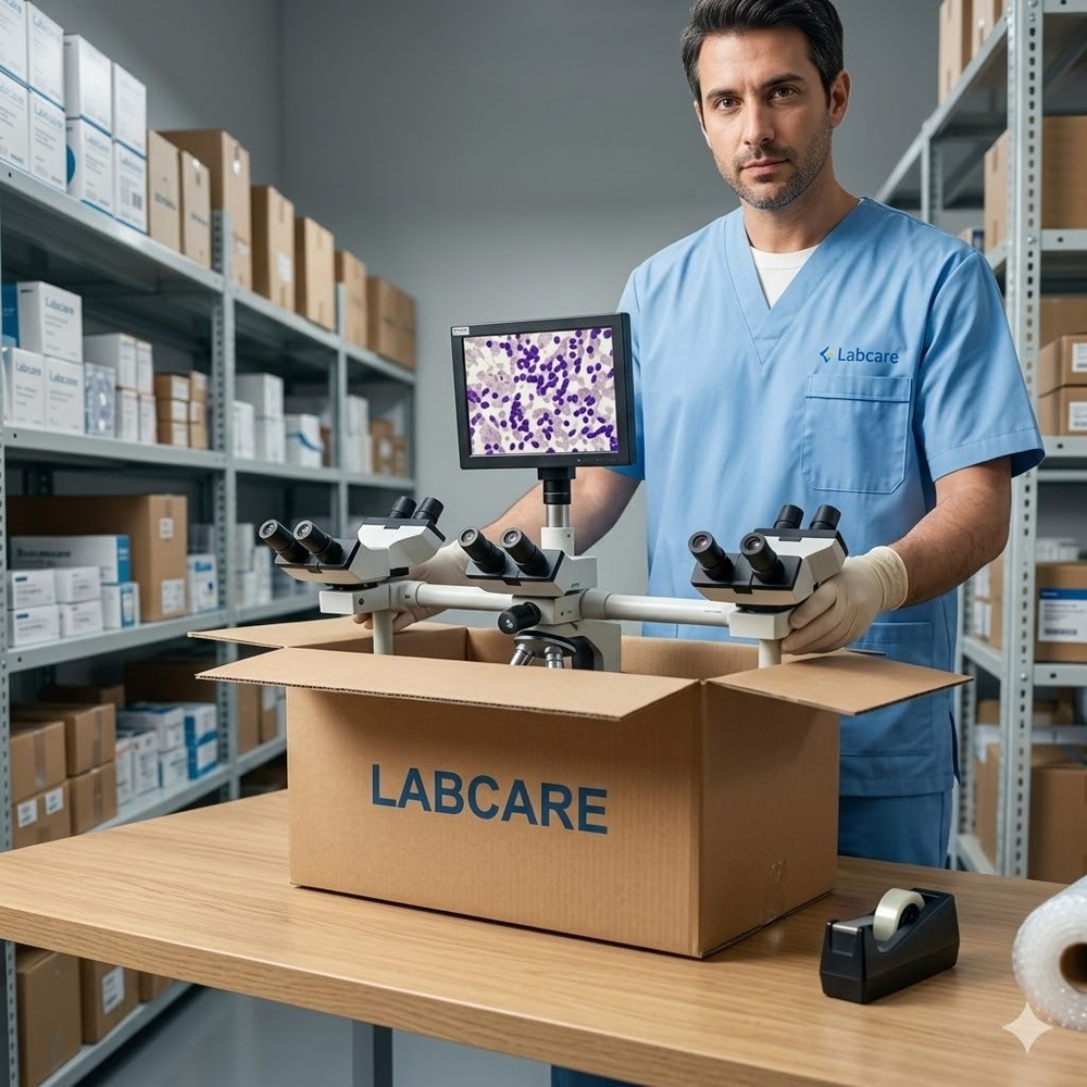 Penta Head Microscope