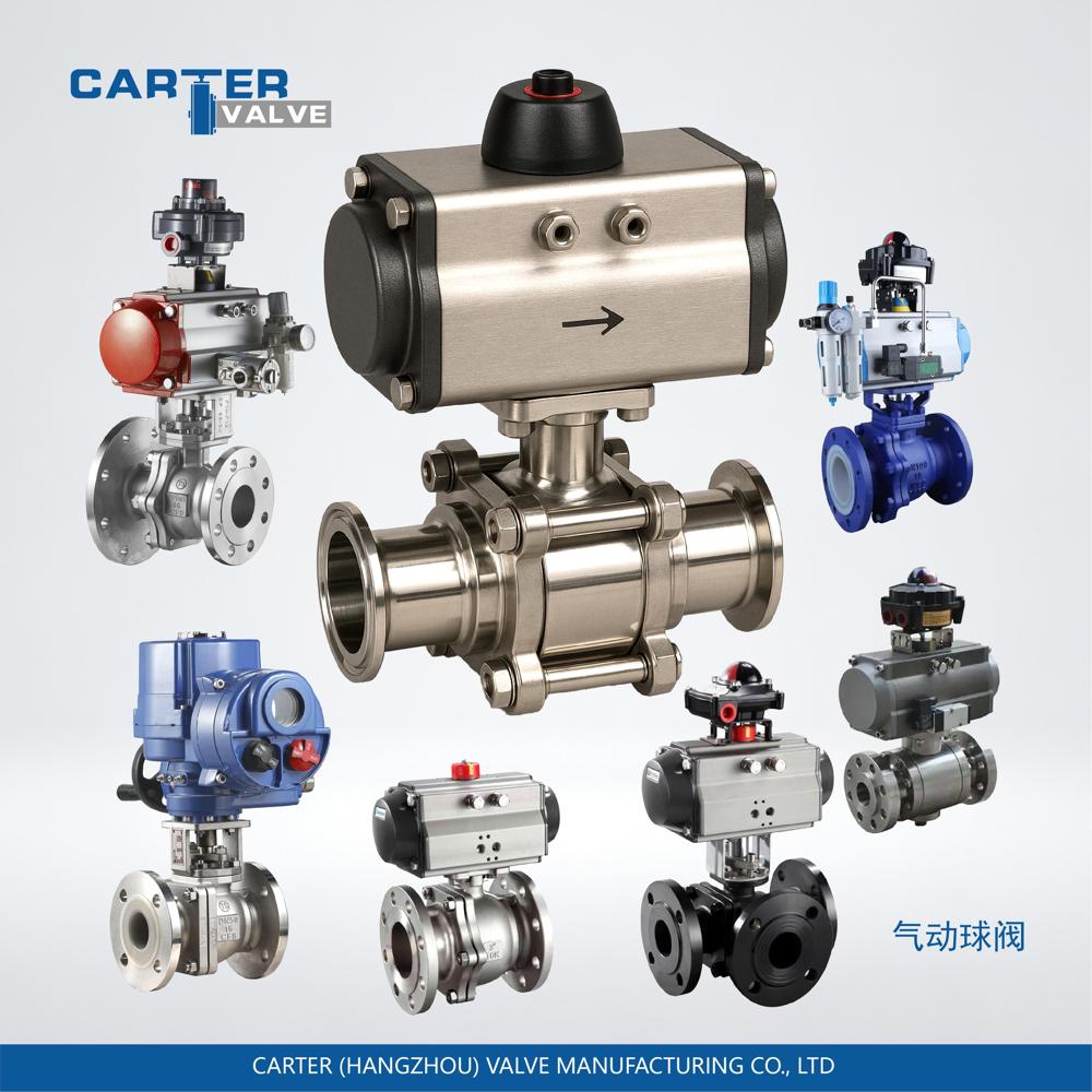 Industrial Ball Valve, Manual/Electric/Pneumatic Actuated, Floating/Trunnion Mounted, Wcb/CF8/304/316 Stainless Steel, Flanged/Bw/Sw/Threaded, ANSI/API 6D/DIN