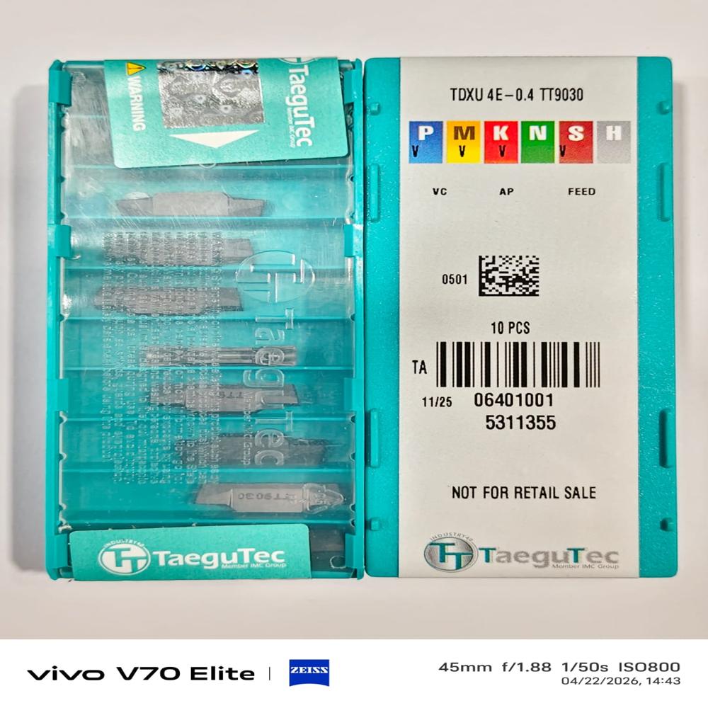 Teagutec Inserts - Material: Carbide