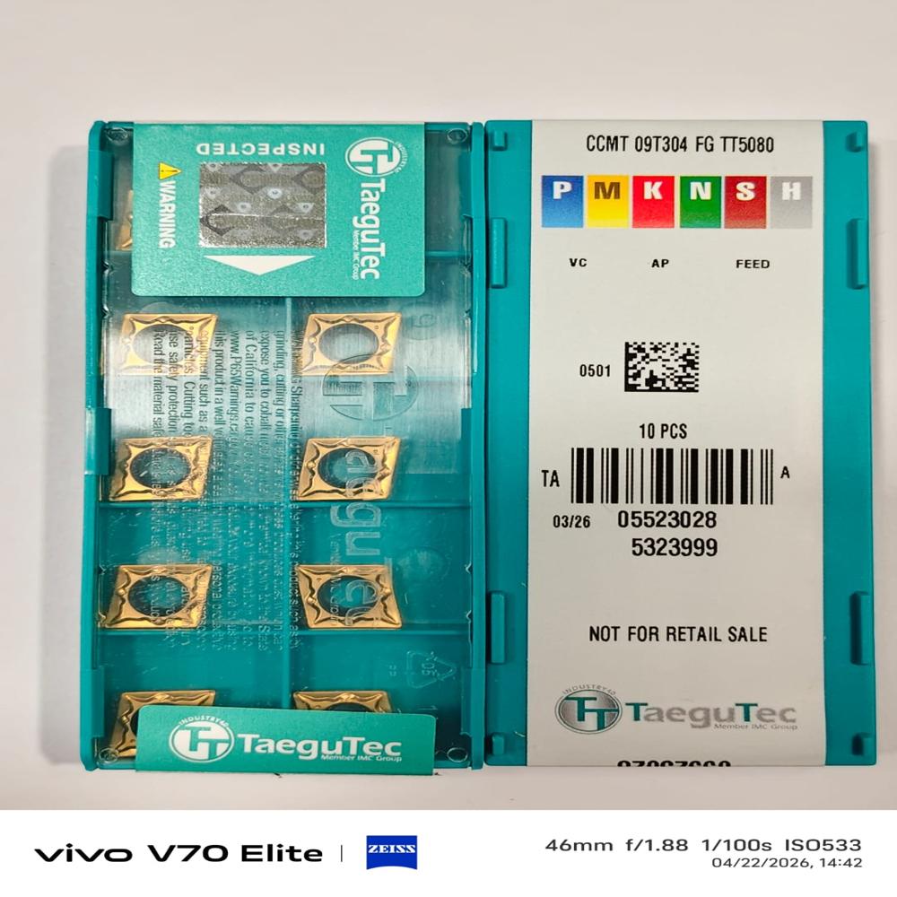 Teagutec Inserts - Material: Carbide