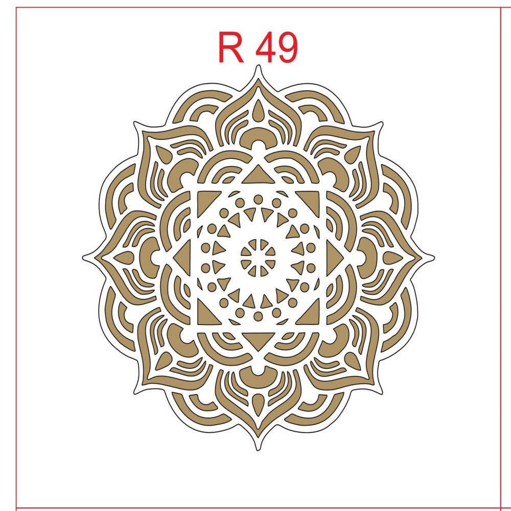 R 50 Diwali MDF Rangoli