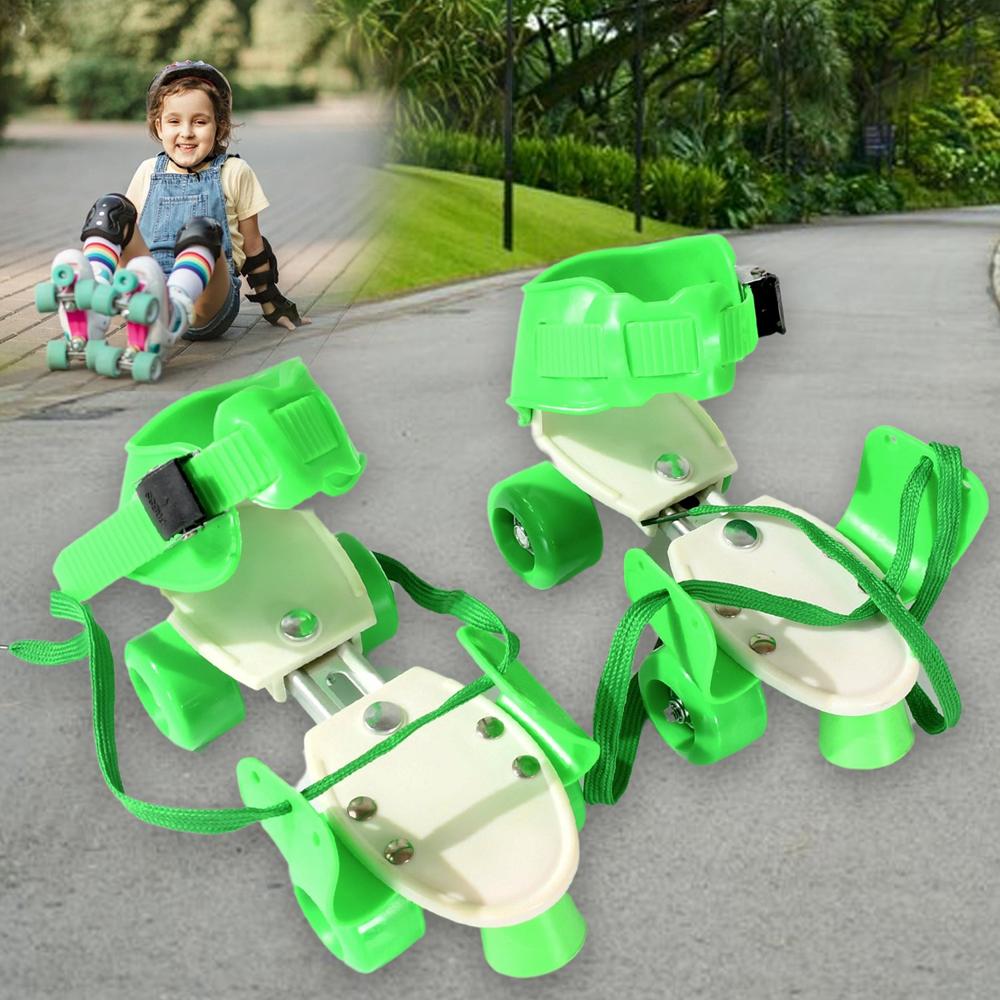 Kids Roller Skates Adjustable, Comfortable Skating Shoes (pair Of 1) - Color: Mix