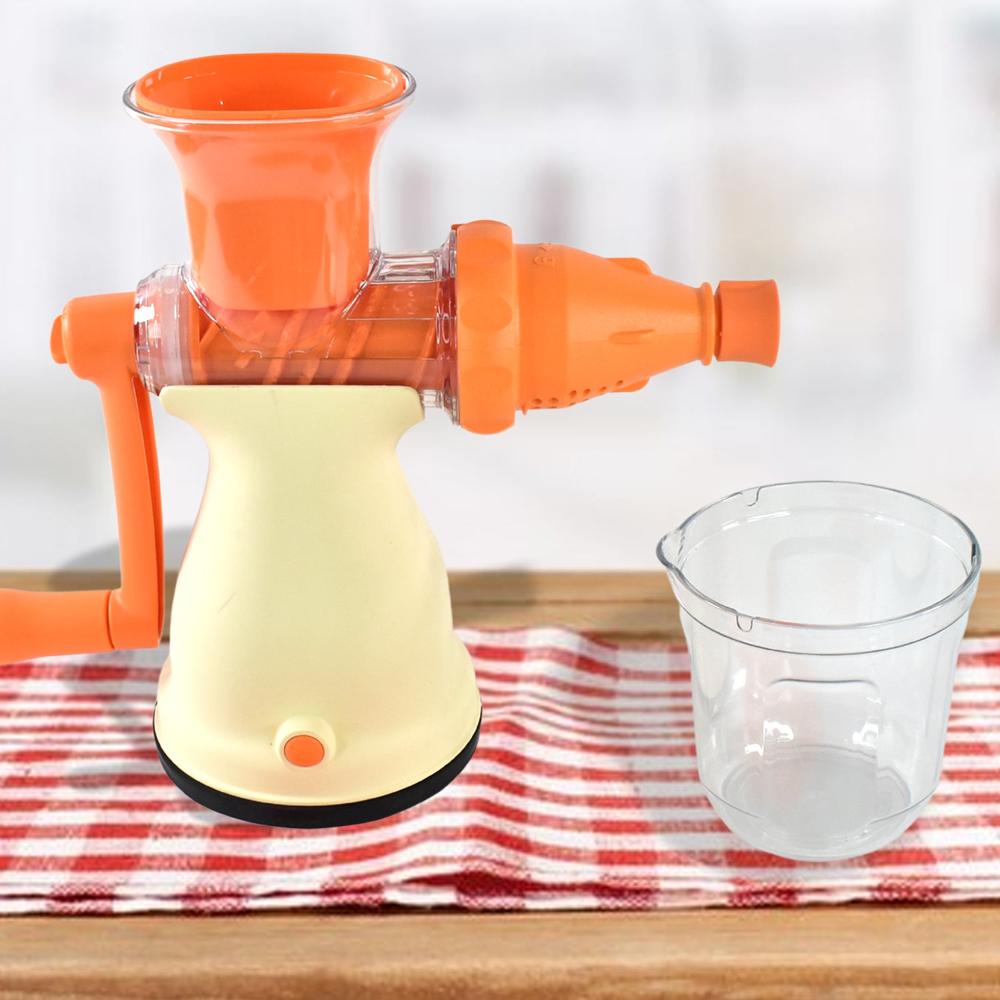 Apex Manual Carrot and Fruit Juicer Heavy-Duty (1 Pc With Glass)