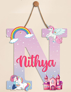 Alphabate Name Plate